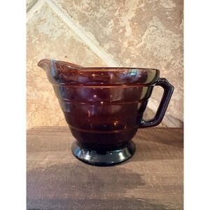 Vintage Hazel Atlas Amethyst Glass Creamer